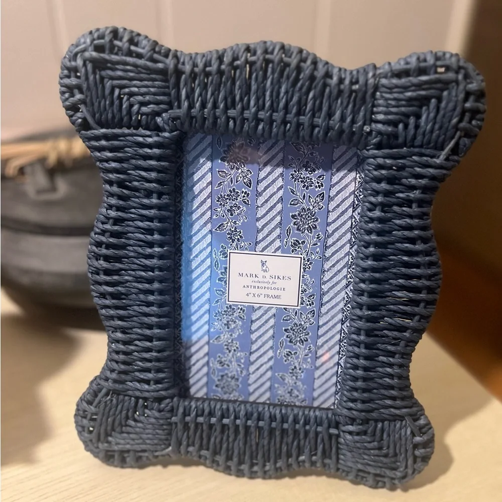 Anthropologie Mark D. Sikes Exclusive Handcrafted Picture Frame